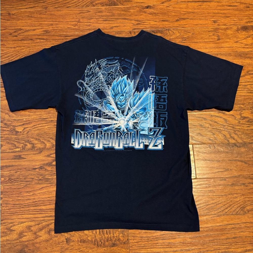 Dragon Ball Z Vinage 2001 shirt very rare collectors item back hit Y2K
